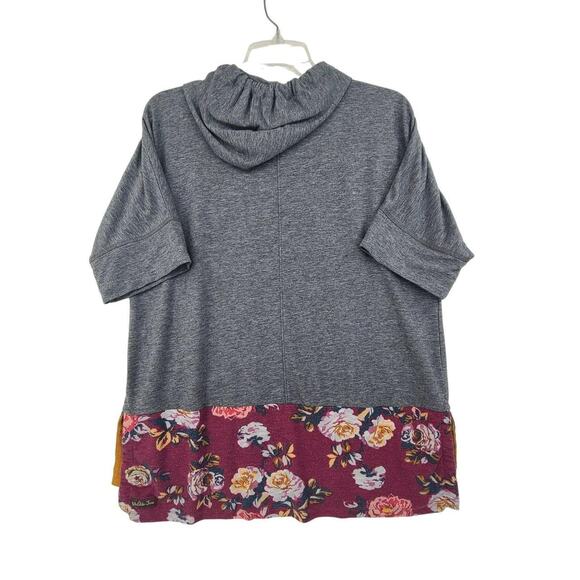 Matilda Jane top size S floral hooded - Picture 3 of 12